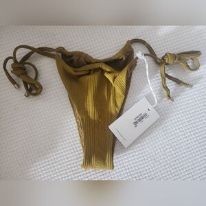 NWT VITAMIN A MATCHA color bikini bottom tie cheeky